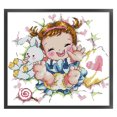 thumbnail image 2 of Hilo de bordar Parcial Eco-algodón 14CT Impreso Punto de cruz infantil (KB239) Hugtrwg Para estrenar, 2 of 9