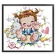 thumbnail image 2 of Cuadros Decorativos Bordado parcial Hilo de algodón ecológico 14CT Impreso Punto de cruz para niños (KB239) DQrwqpou Nuevos Originales, 2 of 9