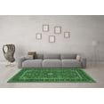 thumbnail image 3 of Ahgly Company Indoor Rectangle Persian Emerald Green Traditional Area Rugs, 2' x 5', 3 of 4
