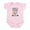Petal Pink, variant on CafePress - Mommys Workout Partner Body Suit - Baby Light Bodysuit, Size Newborn - 24 Months
