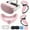 Pink, variant on Accessories for Oculus Quest 2, Touch Controller Grip Cover, Front Face Protector Cover, Silicone Face Cover with Lens Protective Cover, Thumb Button Cap