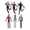 5Pcs, variant on Michael Poseable Plush Figure Set, Bendable Internal Wire Frame Stuffed Doll, Ugly‑Cute Pillow‑Style Plush Toy, Iconic Stage Look Collectible Gift for MJ Fans,11"