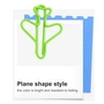 thumbnail image 3 of 100pcs Airplane Shape Paper Clips,Metal Paper Clips Bookmarks Airplane Shape Paperclips Bookmark Marking Document Organizing Clip For Office Supplies Gifts, 3 of 8