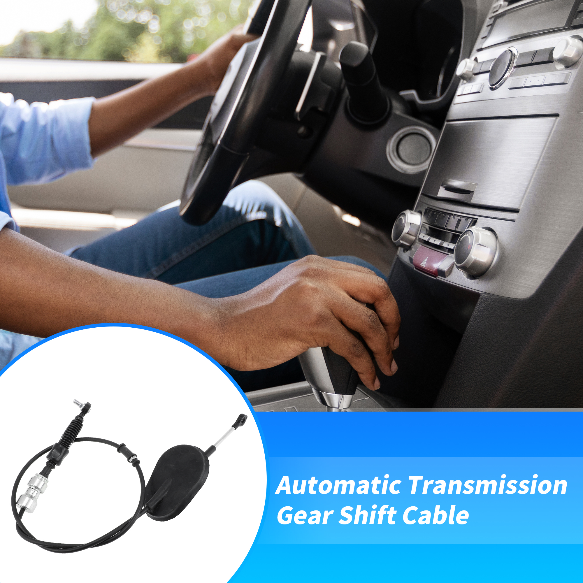 Unique Bargains Automatic Transmission Gear Shift Cable for Nissan Rogue 2008-2015