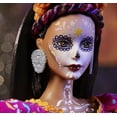 thumbnail image 6 of Barbie 2021 Dia De Muertos Doll (11.5-in) Wearing Embroidered Dress & Calavera Face Paint, 6 of 7