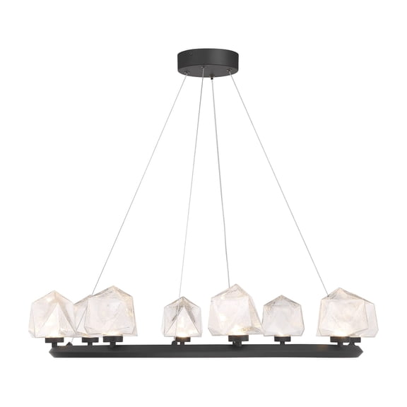 Savoy House 1-1238-8-89 Castello 8-Light Chandelier in Matte Black