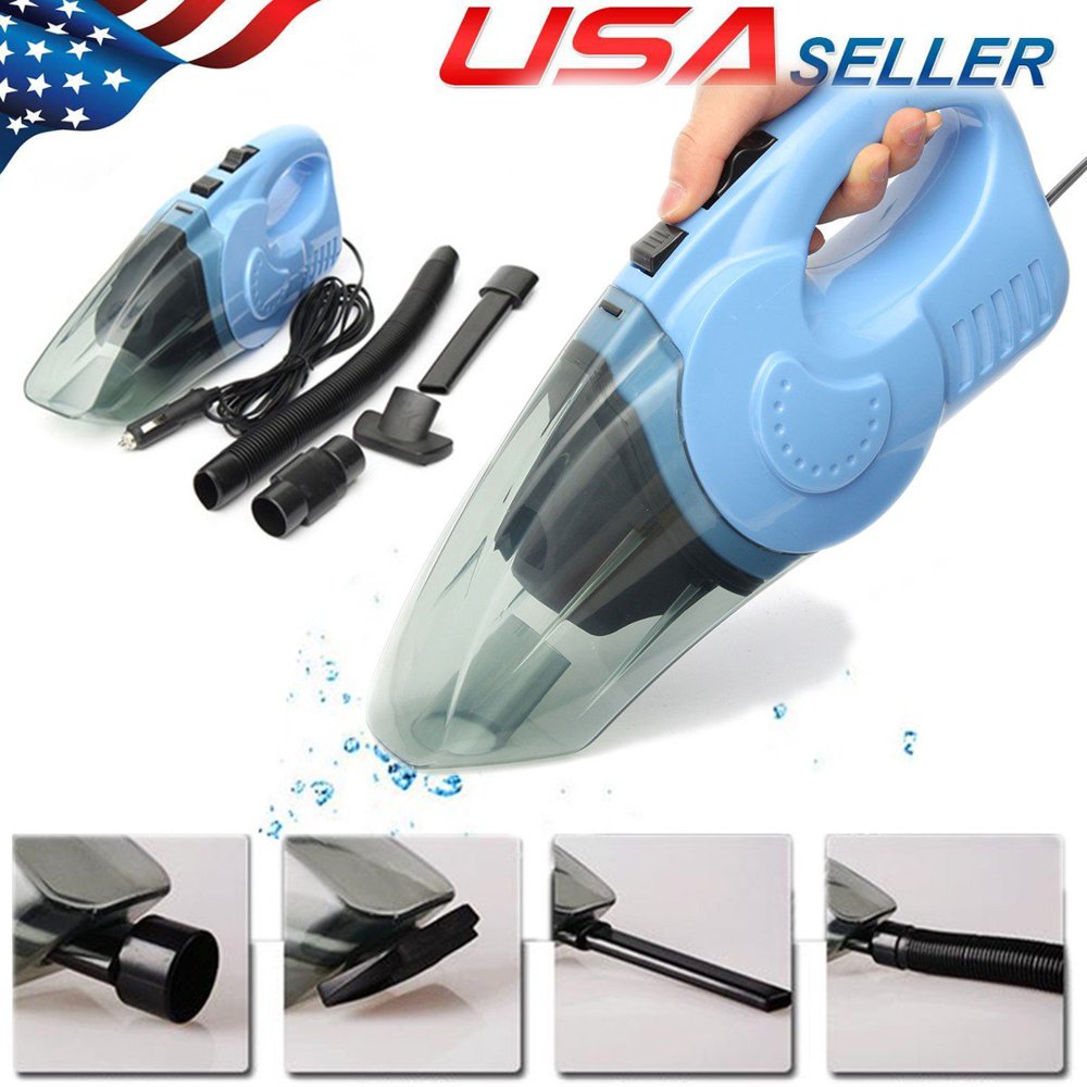 Car Vacuum , 120W High Power DC12V Wet&Dry Handheld Auto Vacuum with 13