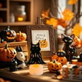 thumbnail image 3 of Electronic Candle Lights Festival LED Halloween Wind Lights Decorative Injection Durable Metal Material Pumpkin Shape for Indoor Outdoor Party Desktop, 3 of 5