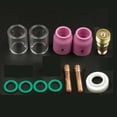 thumbnail image 4 of 12pcs TIG Welding Torch Stubby Gas Lens # 10 Heat Glass Cup Kit For WP-17/18/26, 4 of 11