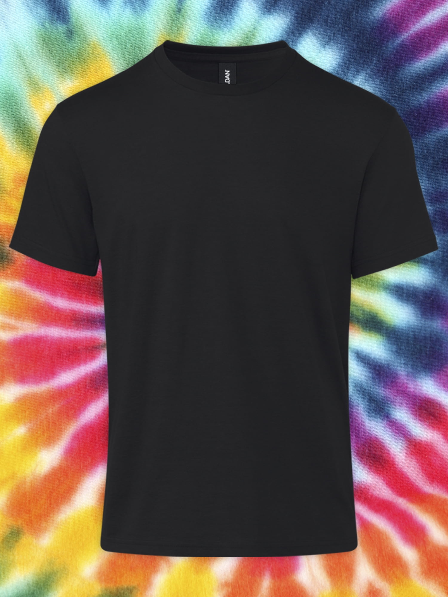 (2 pack) Gildan Adult Short Sleeve Crew T-Shirt – Black Size Small Soft Cotton Classic Fit Blank Tee for Tie Dye & DIY Crafts