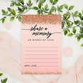 thumbnail image 4 of Koyal Wholesale Share a Memory Cards, Pink with Rose Gold Glitter Cards for Wedding, Memories, 4" x 6", 52-Pk, 4 of 5