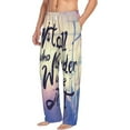 thumbnail image 2 of Xecao Not All Those Who Wander Are Lost Men's Straight Lounge Pajama Pants: The Ultimate in Comfortable Sleepwear, 2 of 9