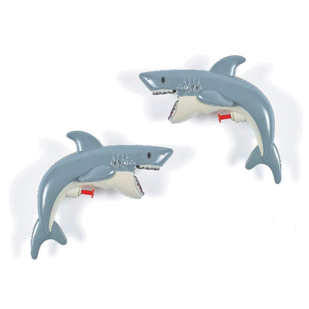 2 Pack Shark Water Squirt Gun 8 Inches Great Party Favors For Kids Bag Stuffers, Fun, Gift
