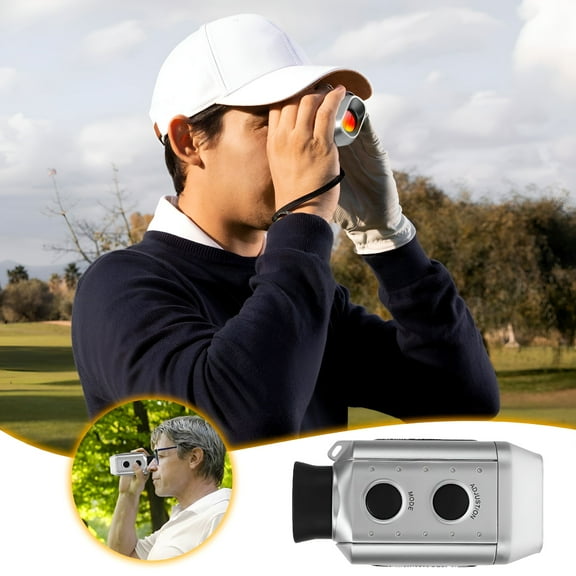 GJX Precision Golf Rangefinder: Dual Function for Improved Accuracy & Performance, Ergonomic Design, Easy-to-Read Display, Portable & Ideal for Outdoor Activities