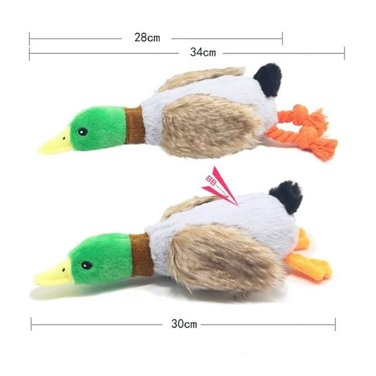 Lugackme Dog toys, Sound Making Pet Toys, Plush Toys Suitable for Big and Small Dog Bite Training Duck Rope