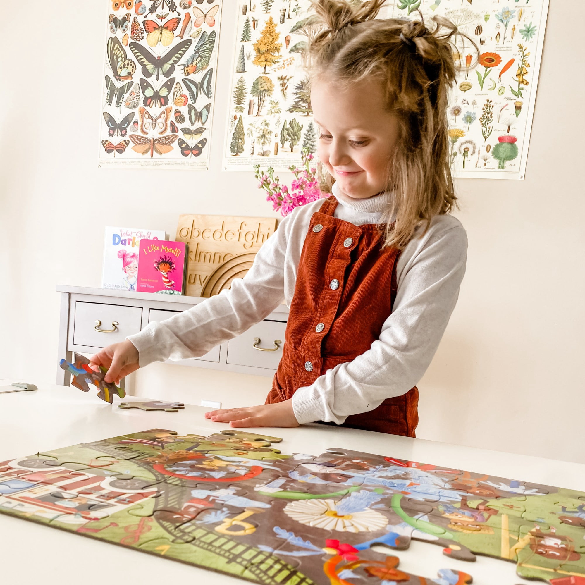Little Likes Kids - Splash Park Jumbo Puzzle, 48 Pieces, Beginner Jigsaw Floor Puzzle with Multicultural Family Children Preschoolers at Play, Age 4-8
