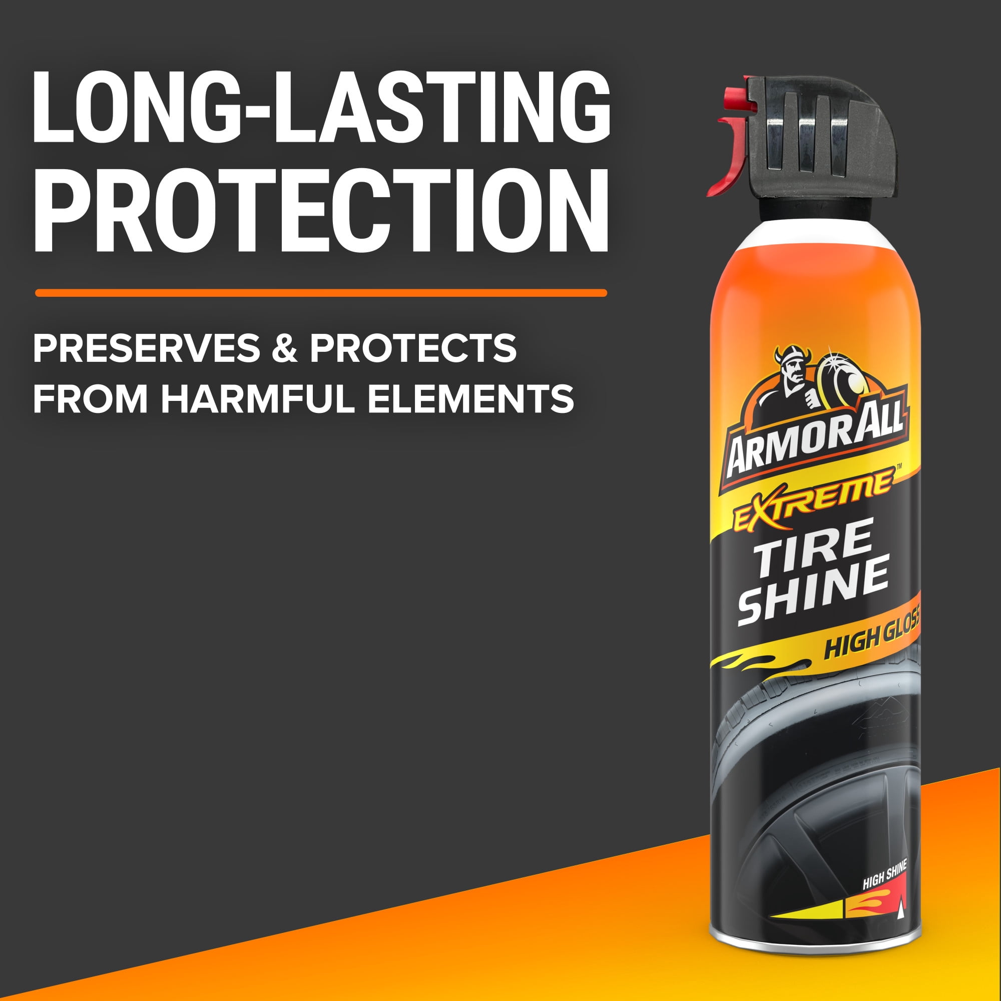 (2 pack) Armor All Extreme Tire Shine Spray, Holiday Stocking Stuffers, 15 fl oz Bottle