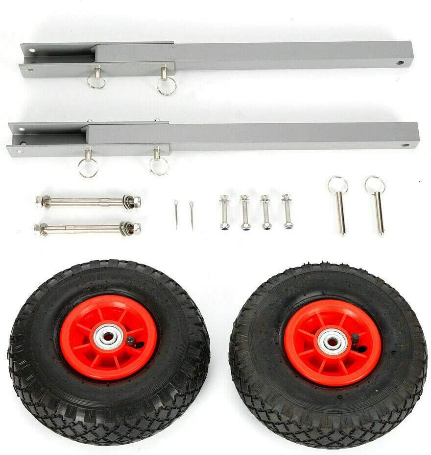 TFCFL Boat Transom Launching Wheels Dolly for Inflatable Dinghy Yacht