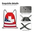 thumbnail image 3 of Kdxio USA Switzerland Print Drawstring Backpack Bag,Waterproof Draw String Back Sack, Gym Drawstring Bags Swim Bag For Unisex, 3 of 5