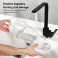 thumbnail image 3 of CNKOO Kitchen Storage Rack Compartments Transparent Bathroom Cabinet Door Seasoning Jar Container Sundries Holder Organizer, 3 of 9