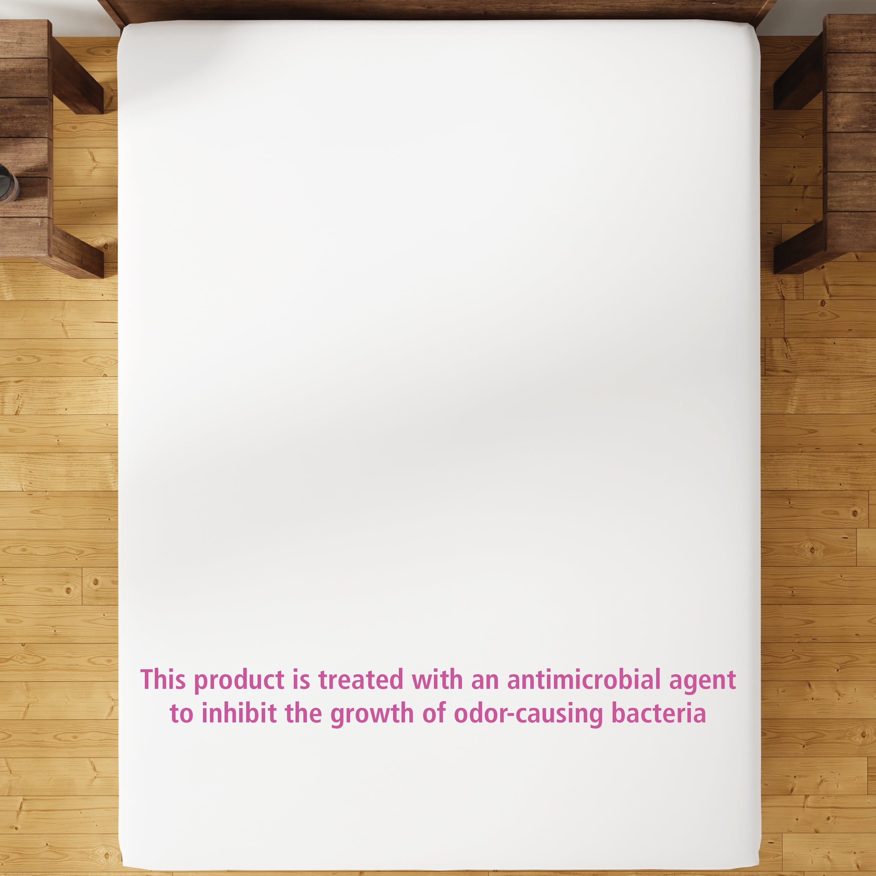 (2 pack) Mainstays Jersey Soft Fitted Mattress Cover Protector, Twin - Waterproof, Antimicrobial