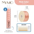 thumbnail image 5 of The Beadsmith Nymo Thread – 10-Pack Pink Color – Size B, .20mm Diameter, 72 Yard/66 Meter Spool – Made of Nylon – Bead Embroidery & Weaving, Off Loom & Loom Work and DIY Craft Projects, 5 of 8