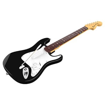 Wii Rock Band Wireless Guitar - Rock Band 4 Wireless Fender Stratocaster Guitar Controller for PlayStation 4 - Black