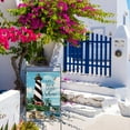 thumbnail image 5 of Let Your Light Shine Summer Lighthouse Beach Coastal Decorative House Flag, Ocean Beach Garden Yard Outside Decorations Outdoor Large Decor 28x40, 5 of 6