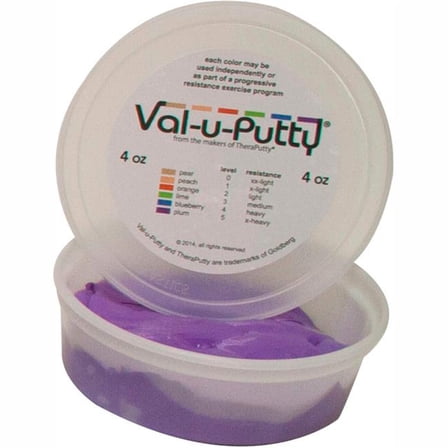 Fabrication B2176923 Val-U-Putty Exercise Putty - Plum - X-Firm - 4 oz