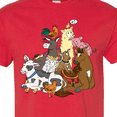 thumbnail image 4 of Inktastic Happy Farm Animals T-Shirt, 4 of 5