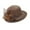 Khaki, variant on Mesh Floral Sun Hat, Dome formal Cap, Large Brim Outdoor Headwear, Women Light Breathable Stylish Hat for Wedding Ceremony Travel Sun Protection Elegant Party Headgear,Purple