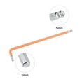thumbnail image 3 of Uxcell 5mm Ball End Hex Wrench, L Shaped Long Arm S2 Steel Repairing Tool 2 Pack, 3 of 5