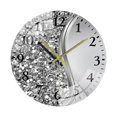 thumbnail image 4 of Reloj de Pared Artístico Moderno Redondo Silencioso Decorativo en Vidrio Templado con Diseño Creativo para Dormitorio Sala de Estar Cocina Oficina Estudio Adecuado para Regalo Estilo A, 4 of 8