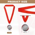 thumbnail image 2 of Uxcell Award Medals, Prize Medals Winner Medals with Neck Ribbon for Competitions Sports Event Silver, 2 of 7