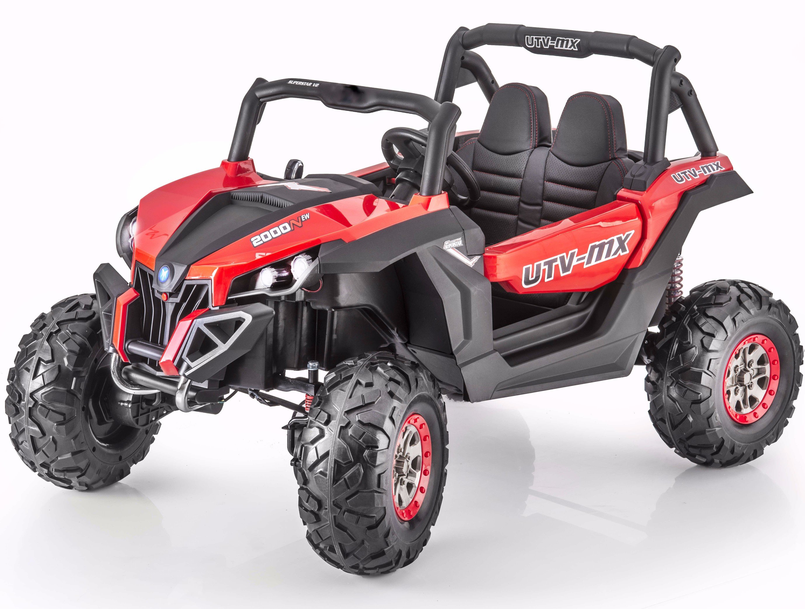 4X4 Sport Edition 2 Seater 12V Buggy / UTV Style Kids Electric Ride On Car with RC red 4X4 Sport Edition 2 Seater 12V Buggy / UTV Style Kids Electric Ride On Car with RC red