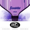 thumbnail image 3 of Franklin Sports Pro Pickleball Paddles - Signature Series Pro Pickleball Paddle with MaxGrit Surface - USA Pickleball (USAPA) Approved Tournament Pickleball Paddle - 13mm Polypropylene Core - Lilac, 3 of 8