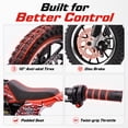 thumbnail image 6 of Aoemoe dirt bicycles, 39cc gas power motorcycle, 45×24×16in , 4-Stroke, dirt bicycles for kid 8 14, Red, 6 of 9