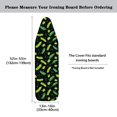 thumbnail image 5 of HELLHERO Cucumber Pattern Ironing Board Protector Cover Elastic Edge Iron Board Cover Replacement Hook & Loop Straps Ironing Board Cover for Table Top, 5 of 5