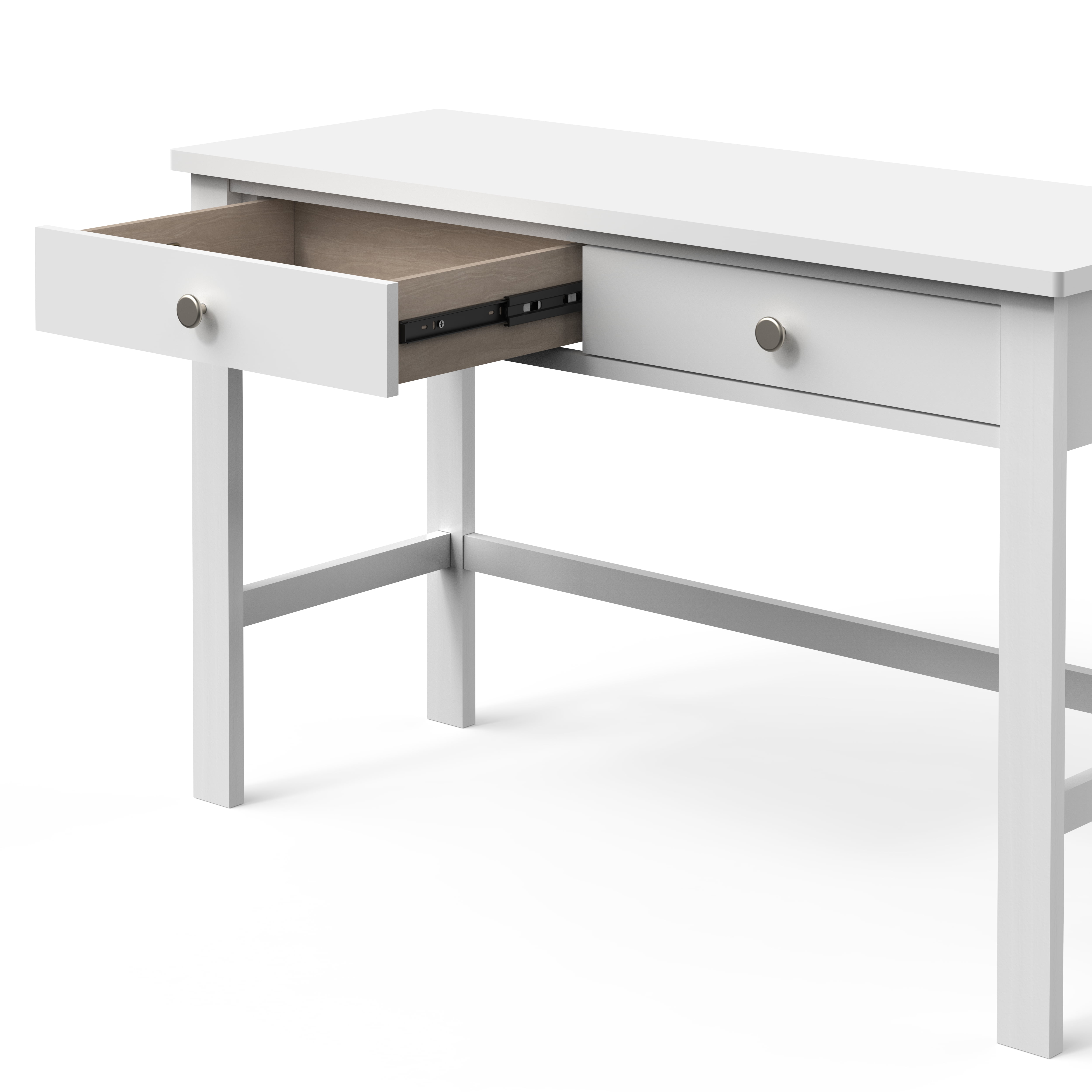Child Craft Harmony Kid’s Writing Desk, Includes 2 Drawers, Plenty of Storage, 48" Tabletop, Durable Construction, Non-Toxic, Baby Safe Finish (Matte White)
