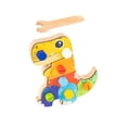 thumbnail image 1 of HILABEE Dinosaur Screwdriver Board Set Busy Board Early Development Wooden Screw Driver A, 1 of 9