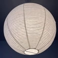 thumbnail image 4 of White Round Paper Lampshade, Replacement Ball Lanterns Lamps Paper Lantern Ceiling Light Cover for Parties Weddings Coffee Shop Decoration, 4 of 5