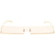 thumbnail image 5 of Gafas de sol sin montura personalizadas, lentes rectangulares con marco pequeño, foto de calle de moda, 1 ud., 5 of 5