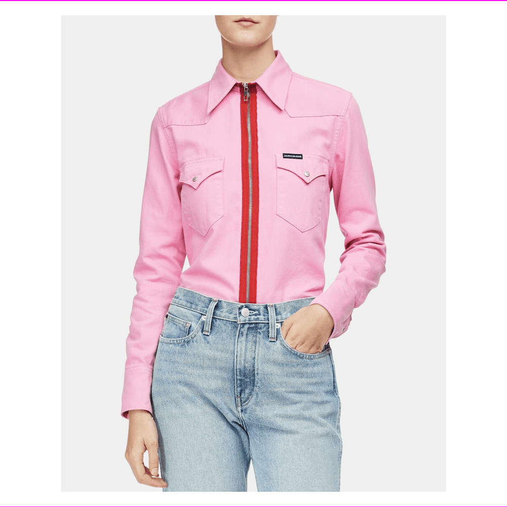 calvin klein jeans western shirt