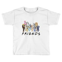 Funny With Friends Toddler T Shirt Bluey Family Shirts, Bluey Friends Tees, Bluey Design TODDLER SHORT SLEEVE TEE BELLA CANVAS 3001T
