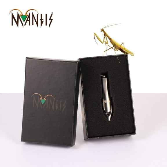 Nail Clipper, MANTIS Heavy Duty Deluxe Nail Trimmer, Large, Black, Stainless Steel [Pack of 1]