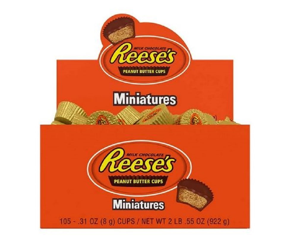 Reese's Peanut Butter Cups, Miniatures, 0.31 oz, 105 Count
