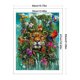 thumbnail image 2 of Bordado de hilos de algodón, 11CT, estampado de pájaros, flores, tigres, punto de cruz, 40x55cm, 2 of 9