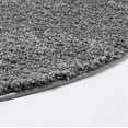 thumbnail image 5 of Unique Loom Soft Solid Shag Collection Area Rug - Aras (8' Round Pebble Gray), 5 of 5