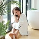 thumbnail image 5 of Toallas de baño - Todas - Suaves - Gruesas - Absorbentes - Secas - Para el hogar - Gimnasio - Piscina - Yoga - Hotel - Ducha - Toalla grande para el baño, 5 of 7