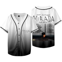 Ivan Cornejo Mirada Tour 2025 Merch Baseball Jacket Tee Summer Unisex Fashion Short Sleeve V-Neck T-Shirts